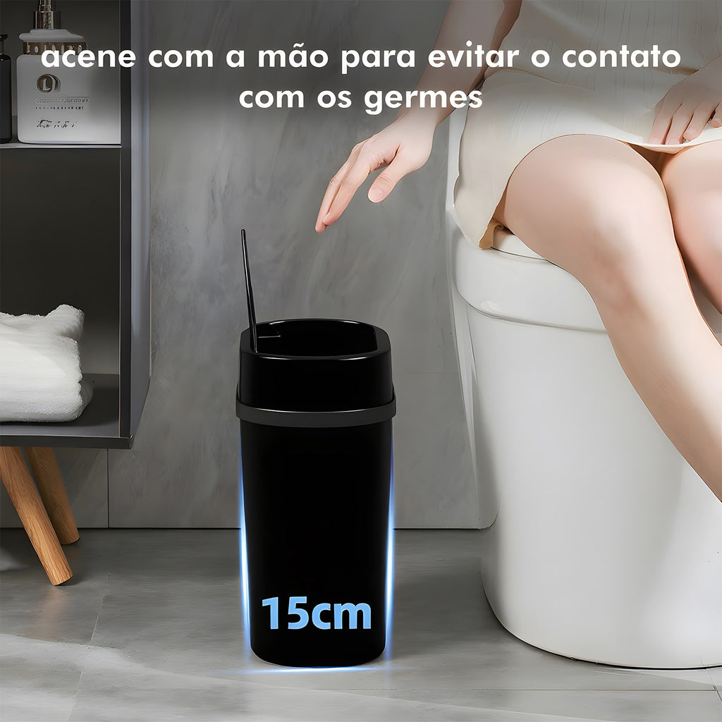 Lixeira Inteligente, com sensor automático e prático