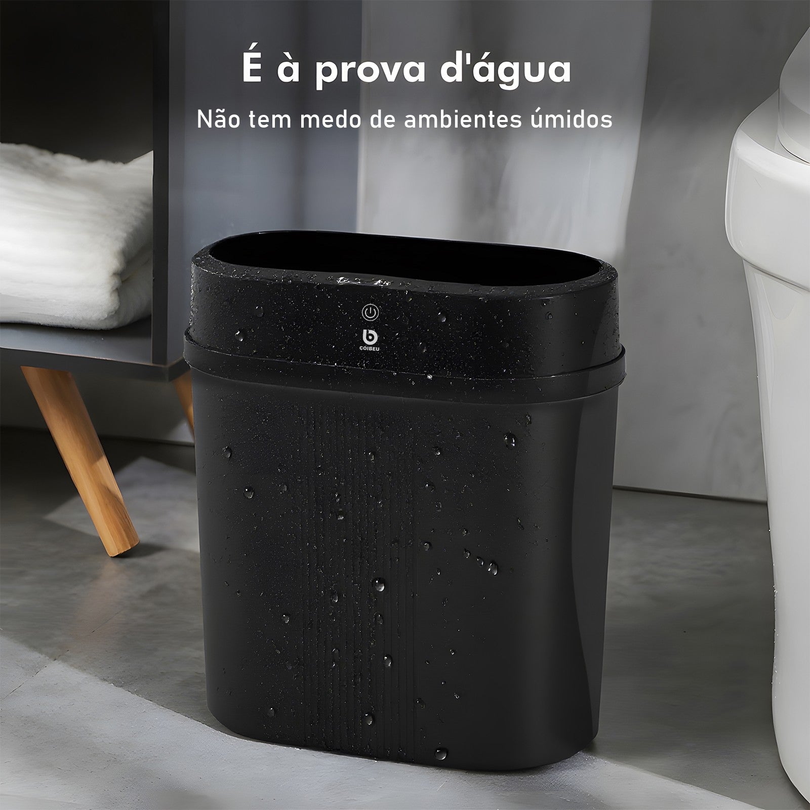 Lixeira Inteligente, com sensor automático e prático