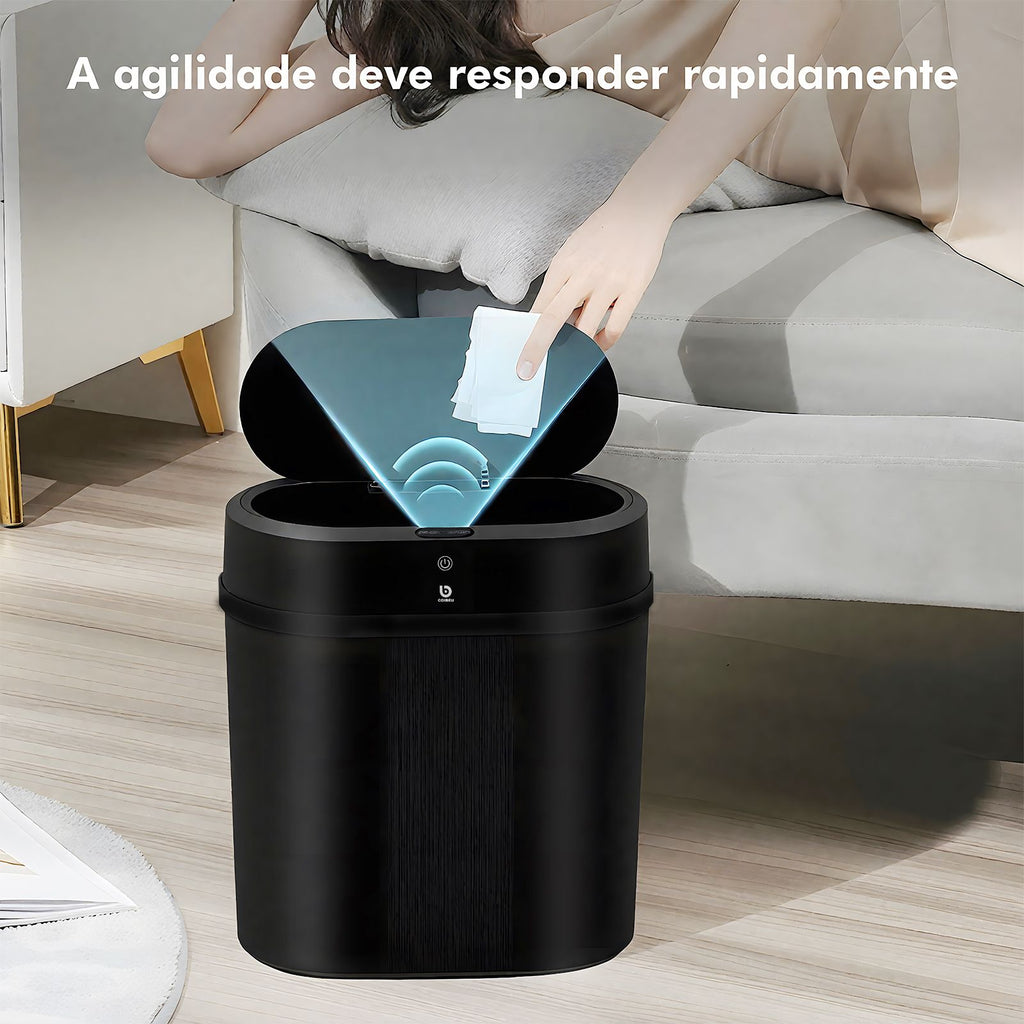Lixeira Inteligente, com sensor automático e prático