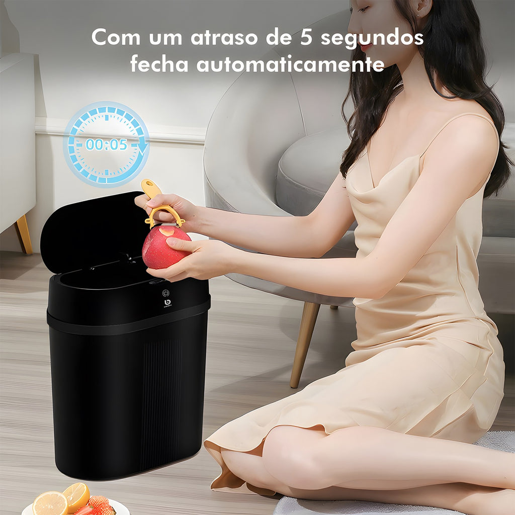Lixeira Inteligente, com sensor automático e prático
