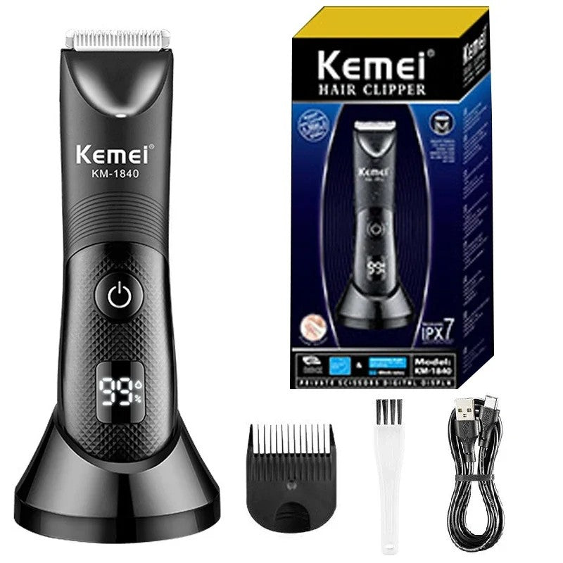 Kemei aparador de pelos íntimos para homens e mulheres
