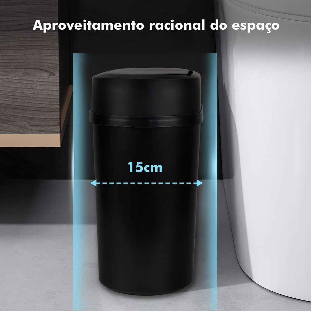 Lixeira Inteligente, com sensor automático e prático